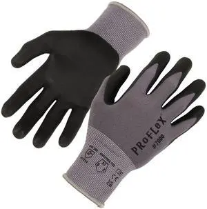 ProFlex 7000 Nitrile Coated Work Gloves, Foam Nitrile Palms for Flexible No Slip Grip, Abrasion Resistant, 15g, Touchscreen Capable,Gray, Large ProFlex 7000 Nitrile Coated Work Gloves, Foam Nitrile Palms for Flexible No Slip Grip, Abrasion Resistant, 15g, Touchscreen Capable,Gray, Large