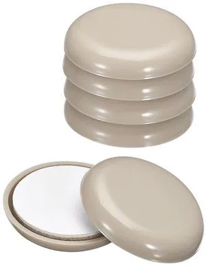 Furniture Sliders, 16Pcs 1 1/2" - Plastic Self-Adhesive Round Sliding Pads, Chair Glides for Carpeted Tile Vinyl Hardwood Floors (Grey) Furniture Sliders, 16Pcs 1 1/2" - Plastic Self-Adhesive Round Sliding Pads, Chair Glides for Carpeted Tile Vinyl Hardwood Floors (Grey)