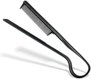 V-Shaped Hair Straightener Comb Portable Wheat Straw Hairdressing Tool for Styling & Straightening, DIY Hairdressing Tool V-Shaped Hair Straightener Comb Portable Wheat Straw Hairdressing Tool for Styling & Straightening, DIY Hairdressing Tool