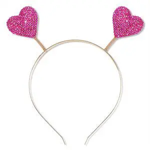 Valentines Day Heart Headband Shinny Rhinestone Heart Hairbands Red Heart Hair Accessory Party Gifts Valentines Day Heart Headband Shinny Rhinestone Heart Hairbands Red Heart Hair Accessory Party Gifts