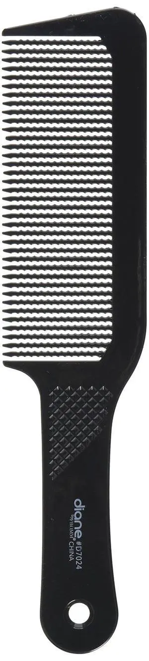 Diane Flat Top Clipper Comb Fine Tooth, Hair-Cutting, Styling Tool for Women, Men, Hair Stylists, Barbers, Black, 9.5 Inches, Diane Flat Top Clipper Comb Fine Tooth, Hair-Cutting, Styling Tool for Women, Men, Hair Stylists, Barbers, Black, 9.5 Inches,