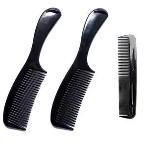 (2 Pack) - 8 inch Styling Essentials Round Handle Comb included 5" Pocket Comb (2 Pack) - 8 inch Styling Essentials Round Handle Comb included 5" Pocket Comb