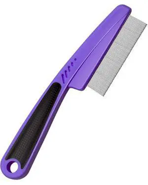 Stainless Steel Fine Tooth Dandruff Comb, Professional Dandruff Remover, Multifunctional Hair Grooming Comb for Kids and Adults (Purple) Stainless Steel Fine Tooth Dandruff Comb, Professional Dandruff Remover, Multifunctional Hair Grooming Comb for Kids and Adults (Purple)