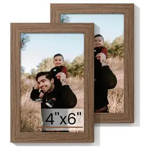 H 5x7 Picture Frame Set of 2,Walnut Photo Frames Display 5"x7" Pictures,Picture Frames 5x7 Wall Gallery Collage Tabletop or Wall Mount,Poster Frame Display for Certificate Document H 5x7 Picture Frame Set of 2,Walnut Photo Frames Display 5"x7" Pictures,Picture Frames 5x7 Wall Gallery Collage Tabletop or Wall Mount,Poster Frame Display for Certificate Document