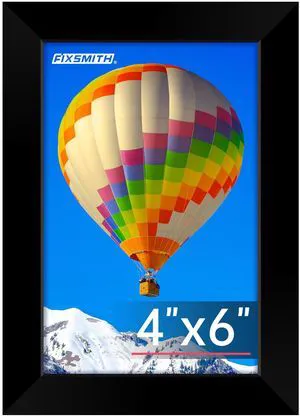 4x6 Picture Frame, Black Photo Frames with HD Plexiglass for Wall Hanging or Tabletop Display, 1 Pack 4x6 Picture Frame, Black Photo Frames with HD Plexiglass for Wall Hanging or Tabletop Display, 1 Pack