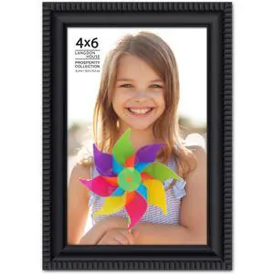 Langdon House 4x6 Black Picture Frame, Contemporary Frame, Wall Mount or Table Top, Prosperity Collection Langdon House 4x6 Black Picture Frame, Contemporary Frame, Wall Mount or Table Top, Prosperity Collection