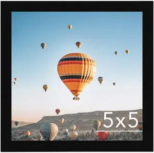 5x5 Picture Frame Black for Wall Hanging or Tabletop, Wall Mounting Horizontally or Vertically, 5 x 5 Square Wall Gallery Poster Photo Frame with Shatter Resistant Plexiglass, Black 5x5 Picture Frame Black for Wall Hanging or Tabletop, Wall Mounting Horizontally or Vertically, 5 x 5 Square Wall Gallery Poster Photo Frame with Shatter Resistant Plexiglass, Black