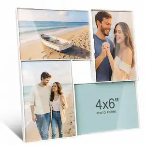 4x6 Collage Picture Frames, Multiple Photo Frame Collage for 4 Pcs 4 x 6 Photos, Wall Hanging or Tabletop, Lightweight Frame for Wall Decor, White 1 Pack 4x6 Collage Picture Frames, Multiple Photo Frame Collage for 4 Pcs 4 x 6 Photos, Wall Hanging or Tabletop, Lightweight Frame for Wall Decor, White 1 Pack
