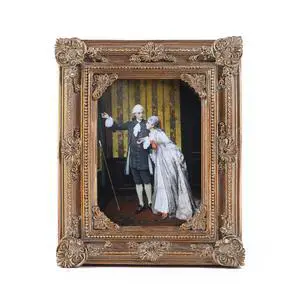 Vintage Picture Frames 2.5x3.5 Bronze Antique Ornate Picture Frames for Tabletop and Wall Mount with Glass Front Victorian Home Decor Retro Photo Gallery Wall Decor Vintage Picture Frames 2.5x3.5 Bronze Antique Ornate Picture Frames for Tabletop and Wall Mount with Glass Front Victorian Home Decor Retro Photo Gallery Wall Decor