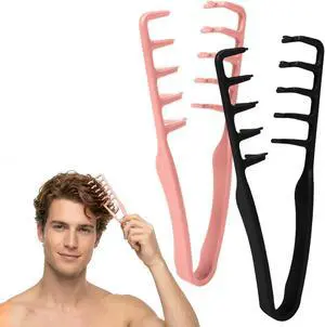 2 Pack Texture Comb Volumizing Fluffy Hair Styling Comb Wide Tooth Tool | Root Lift Volume Boost | Smooth Detangling | Comfortable Textured Grip | Lightweight Everyday Styling 2 Pack Texture Comb Volumizing Fluffy Hair Styling Comb Wide Tooth Tool | Root Lift Volume Boost | Smooth Detangling | Comfortable Textured Grip | Lightweight Everyday Styling