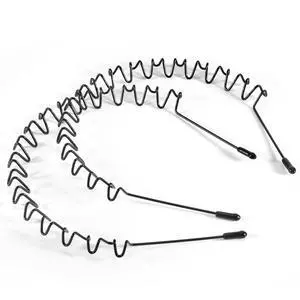 2pcs Metal Hair Bands, Simple and Fashionable Hairband, Wavy Hair Bands for Men and Women, Invisible, Non-slip, for Daily Face Washing, Outdoor, Sports Fixed Hair Accessories 2pcs Metal Hair Bands, Simple and Fashionable Hairband, Wavy Hair Bands for Men and Women, Invisible, Non-slip, for Daily Face Washing, Outdoor, Sports Fixed Hair Accessories