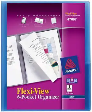 6 Pocket Organizer, Holds up to 150 Sheets, Assorted, Color Will Vary, 1 Organizer (47697) 6 Pocket Organizer, Holds up to 150 Sheets, Assorted, Color Will Vary, 1 Organizer (47697)