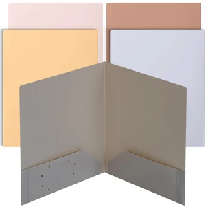 Plastic Folders with Pockets, 5 pcs | Aesthetic File Folder with Business Card Slot, 2-Pocket Folder, Back to School, Office, Filing Supplies Plastic Folders with Pockets, 5 pcs | Aesthetic File Folder with Business Card Slot, 2-Pocket Folder, Back to School, Office, Filing Supplies