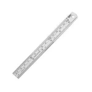 Metal Ruler 6 Inches Stainless Steel 1 Pack | Rust-proof, Straight edge, Precise markings, Clear read Metal Ruler 6 Inches Stainless Steel 1 Pack | Rust-proof, Straight edge, Precise markings, Clear read