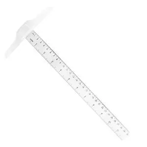 12 Inch/30 cm Junior T-Square Plastic Transparent T-Ruler | Drafting T Square, Inch Metric Measuring Scale, For Art Framing and Drafting 12 Inch/30 cm Junior T-Square Plastic Transparent T-Ruler | Drafting T Square, Inch Metric Measuring Scale, For Art Framing and Drafting