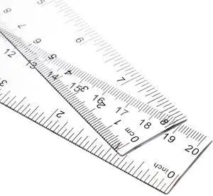 2 Pcs Acrylic Rulers Clear Plastic Rulers Straight Ruler, 8 Inch | Shatterproof Ruler, Measuring Tools with Inch and Centimeter Accuracy for Back to School Supplies Class Office Crafts 2 Pcs Acrylic Rulers Clear Plastic Rulers Straight Ruler, 8 Inch | Shatterproof Ruler, Measuring Tools with Inch and Centimeter Accuracy for Back to School Supplies Class Office Crafts