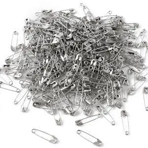 19mm Safety Pins, Small Fastening Pins, Rust Resistant Nickel Plated Steel Set for Crafting, Sewing, Jewelry Making Fabric DIY, Rimming Fastening Clip Button for Garment Hang Tag (Silver 1000Pcs) 19mm Safety Pins, Small Fastening Pins, Rust Resistant Nickel Plated Steel Set for Crafting, Sewing, Jewelry Making Fabric DIY, Rimming Fastening Clip Button for Garment Hang Tag (Silver 1000Pcs)