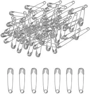 Small Safety Pins, 0.72 Inch / 18 mm, 120 Pcs, Silver | Metal, For Clothes, Crafts, Sewing, Jewelry Making Small Safety Pins, 0.72 Inch / 18 mm, 120 Pcs, Silver | Metal, For Clothes, Crafts, Sewing, Jewelry Making