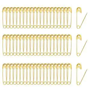 200 PCS 3/4" / 19mm Gold Safety Pins, Sharp for Sewing Crafts Tags | Gold-Plated Rust-Proof, Sharp Tip Easy Piercing, Secure Buckle, For Clothing Tags Sewing Jewelry DIY 200 PCS 3/4" / 19mm Gold Safety Pins, Sharp for Sewing Crafts Tags | Gold-Plated Rust-Proof, Sharp Tip Easy Piercing, Secure Buckle, For Clothing Tags Sewing Jewelry DIY