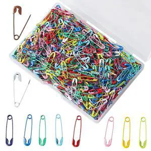 200PCS Safety Pins for Clothes 19mm Multicolored Safety Pins with Clear Storage Box - Premium Metal, Rust-Resistant, Ideal for Sewing, Crafting, and Organizing 200PCS Safety Pins for Clothes 19mm Multicolored Safety Pins with Clear Storage Box - Premium Metal, Rust-Resistant, Ideal for Sewing, Crafting, and Organizing