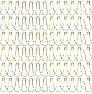 Gold Safety Pins, 200 Pcs 0.8 Inch Gold Bulb Pins Gourd Mini Pins | Small Safety Gourd Metal Stitch Markers for Clothes Tags Knitting Hand Sewing DIY Craft Projects and Home Use Gold Safety Pins, 200 Pcs 0.8 Inch Gold Bulb Pins Gourd Mini Pins | Small Safety Gourd Metal Stitch Markers for Clothes Tags Knitting Hand Sewing DIY Craft Projects and Home Use