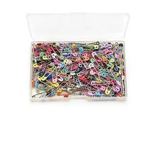 200pcs Colored Safety Pins for Clothes, 22mm Small Safety Pins, Knitting Stitch Markers for Sewing Crafts Clothing, Tag Pins in a PP Box 200pcs Colored Safety Pins for Clothes, 22mm Small Safety Pins, Knitting Stitch Markers for Sewing Crafts Clothing, Tag Pins in a PP Box