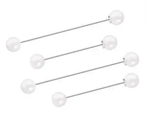 Brooches Pins 4 Pieces Sweater Shawl Clip Clasp Faux Pearl Safety Pins for Women Shirts Blouse Cinch Dresses Cardigan Collar Pants (White) Brooches Pins 4 Pieces Sweater Shawl Clip Clasp Faux Pearl Safety Pins for Women Shirts Blouse Cinch Dresses Cardigan Collar Pants (White)