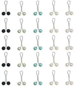 25 Pcs Hijab Pins,Multicolor Headscarf Pearl Pins Safety Scarf Clips for Women, Shawl, Sweater & Wedding Dress Accessories 25 Pcs Hijab Pins,Multicolor Headscarf Pearl Pins Safety Scarf Clips for Women, Shawl, Sweater & Wedding Dress Accessories