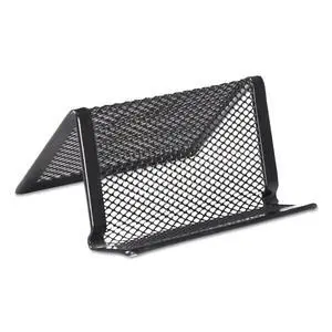Universal Mesh Metal Business Card Holder, Holds 50 2.25 X 4 Cards, 3.78 X 3.38 X 2.13, Black Universal Mesh Metal Business Card Holder, Holds 50 2.25 X 4 Cards, 3.78 X 3.38 X 2.13, Black