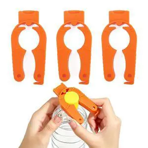 Water Bottle Opener, Bottle Openers for Seniors, 3-in-1, 3-Pack Orange | Bottle Cap Opener, Plastic Bottle Opener, Magnetic, Ergonomic Grip, Lightweight, for Arthritis & Weak Hands, 3-Pack Orange Water Bottle Opener, Bottle Openers for Seniors, 3-in-1, 3-Pack Orange | Bottle Cap Opener, Plastic Bottle Opener, Magnetic, Ergonomic Grip, Lightweight, for Arthritis & Weak Hands, 3-Pack Orange