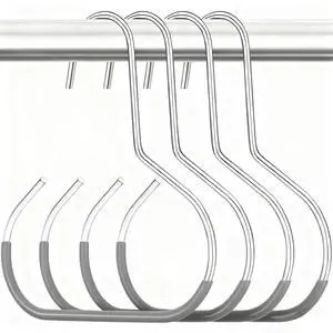 Hat Organizer, Gray, 4 Packs | Stainless Steel, Hat Hangers for Closet, For Baseball Caps, Cap Holder, Scarf Organizer Hat Organizer, Gray, 4 Packs | Stainless Steel, Hat Hangers for Closet, For Baseball Caps, Cap Holder, Scarf Organizer