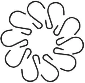 40Pcs 1 Inch S Hooks Small S Shaped Hooks, Black | Mini Hook Connectors, Christmas Decoration Ornament Hook for Hanging Jewelry, DIY, Crafts, Key 40Pcs 1 Inch S Hooks Small S Shaped Hooks, Black | Mini Hook Connectors, Christmas Decoration Ornament Hook for Hanging Jewelry, DIY, Crafts, Key