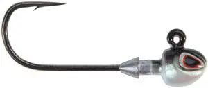 Hybrid Jighead, Fish Head, Size 4 Hook, 1/32 oz, Sticky Sharp Hook Point, Conical Bait-Keeper, High-Def Details and Realistic 3D Eye Hybrid Jighead, Fish Head, Size 4 Hook, 1/32 oz, Sticky Sharp Hook Point, Conical Bait-Keeper, High-Def Details and Realistic 3D Eye