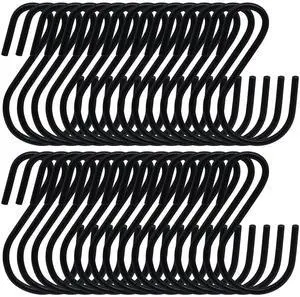 120pcs 1" Mini Black S Hooks | Metal, for Hanging Plants, Clothes, and Kitchen Items 120pcs 1" Mini Black S Hooks | Metal, for Hanging Plants, Clothes, and Kitchen Items