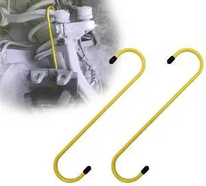 2 PCS Car Brake Caliper Hangers, S Shape Auto Brake Caliper Hook with Rubber Tipped, Brake Caliper Tool for Work on Brake Pads, Axle, Braking, Universal Car Accessories (Yellow) 2 PCS Car Brake Caliper Hangers, S Shape Auto Brake Caliper Hook with Rubber Tipped, Brake Caliper Tool for Work on Brake Pads, Axle, Braking, Universal Car Accessories (Yellow)