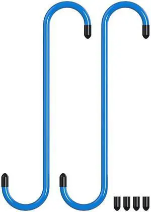 2 Pcs Brake Caliper Hangers Brake Caliper Hooks with Rubber Tips Automotive Tool for Braking, Bearing, Axle and Suspension Work (2pcs Blue) 2 Pcs Brake Caliper Hangers Brake Caliper Hooks with Rubber Tips Automotive Tool for Braking, Bearing, Axle and Suspension Work (2pcs Blue)