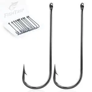 100Pcs Aberdeen Fishing Hooks, Long Shank Hooks for Freshwater | High Carbon Steel, Ultra Sharp Light Wire, Live Bait Hooks for Sunfish Bass Trout Crappie Bream Panfish Bluegill Size 16#-6/0 100Pcs Aberdeen Fishing Hooks, Long Shank Hooks for Freshwater | High Carbon Steel, Ultra Sharp Light Wire, Live Bait Hooks for Sunfish Bass Trout Crappie Bream Panfish Bluegill Size 16#-6/0