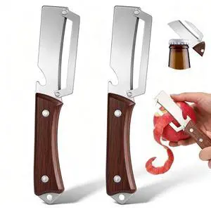 2Pcs 2 in 1 Stainless Steel Multifunctional Vegetable Peeler | Stainless Steel Peeler with Bottle Opener Kitchen Tool for Fruit Veggie Pumpkin Papaya Zucchini Peeling Potato Carrot Peeler 2Pcs 2 in 1 Stainless Steel Multifunctional Vegetable Peeler | Stainless Steel Peeler with Bottle Opener Kitchen Tool for Fruit Veggie Pumpkin Papaya Zucchini Peeling Potato Carrot Peeler