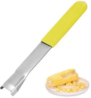 Corn Prep Peeler Stainless Steel Corn Stripping Tool Corn Cobber Remover Tools Cob Corn Stripper Thresher Quickly Remove Fresh & Boiled Corn Kernels Kitchen Gadget Chef Gift Idea (Yellow) Corn Prep Peeler Stainless Steel Corn Stripping Tool Corn Cobber Remover Tools Cob Corn Stripper Thresher Quickly Remove Fresh & Boiled Corn Kernels Kitchen Gadget Chef Gift Idea (Yellow)