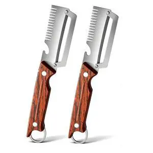 Multifunctional Vegetable Peeler for Kitchen | New Premium Vegetable Peeler with Ergonomic Wooden Handler Multifunctional Vegetable Peeler for Kitchen | New Premium Vegetable Peeler with Ergonomic Wooden Handler