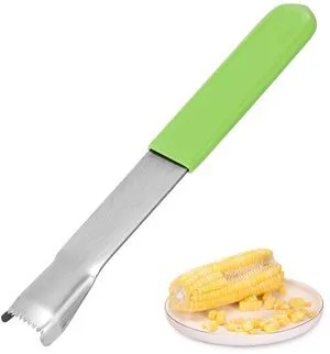 Corn Prep Peeler Stainless Steel Corn Stripping Tool Corn Cobber Remover Tools Cob Corn Stripper Thresher Quickly Remove Fresh & Boiled Corn Kernels Kitchen Gadget Chef Gift Idea (Green) Corn Prep Peeler Stainless Steel Corn Stripping Tool Corn Cobber Remover Tools Cob Corn Stripper Thresher Quickly Remove Fresh & Boiled Corn Kernels Kitchen Gadget Chef Gift Idea (Green)