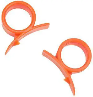 Plastic Orange Peeler, 2.25 inches in length 2 piece set, Orange Plastic Orange Peeler, 2.25 inches in length 2 piece set, Orange