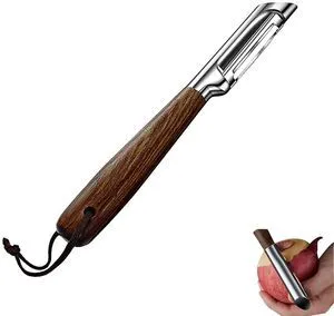 I Shaped Vegetable Peeler, Rosewood Handle Stainless Steel Potato Peeler, Premium Fruit & Veggie Peelers for Kitchen, Rotary Blade Apple Peeler, Ergonomic Non-Slip Design I Shaped Vegetable Peeler, Rosewood Handle Stainless Steel Potato Peeler, Premium Fruit & Veggie Peelers for Kitchen, Rotary Blade Apple Peeler, Ergonomic Non-Slip Design