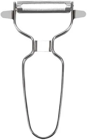 Stainless Steel Vegetable Y Peeler, Easy Grip Y Peeler | Sharp Potato Peeler for Kitchen, wide peeler for Carrot, Apple, Cucumber, Dishwasher Safe Stainless Steel Vegetable Y Peeler, Easy Grip Y Peeler | Sharp Potato Peeler for Kitchen, wide peeler for Carrot, Apple, Cucumber, Dishwasher Safe