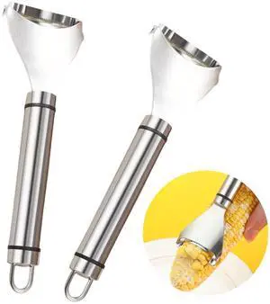 Corn Peeler for Corn on the Cob,Stainless Stee Corn Cutter,Kitchen Tools and Gadgets,Easily pPel Kernels From the Cob Corn Peeler for Corn on the Cob,Stainless Stee Corn Cutter,Kitchen Tools and Gadgets,Easily pPel Kernels From the Cob