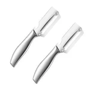 2 Pcs Heavy Duty Vegetable Peeler Professional Peeling Knife with Ultra Sharp Blades for Pumpkin, Sugarcane, Easy To Remove Hard Skin 2 Pcs Heavy Duty Vegetable Peeler Professional Peeling Knife with Ultra Sharp Blades for Pumpkin, Sugarcane, Easy To Remove Hard Skin