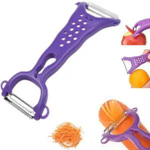 Multi Fruit Vegetable Peeler & Grater, Double Serrated Stainless Steel BladePeeler and Grater Function), Sharp Blade for Cucumbers,Carrot, Apples, Potato Eye Remover. Grinding of Garlic and Ginger Multi Fruit Vegetable Peeler & Grater, Double Serrated Stainless Steel BladePeeler and Grater Function), Sharp Blade for Cucumbers,Carrot, Apples, Potato Eye Remover. Grinding of Garlic and Ginger