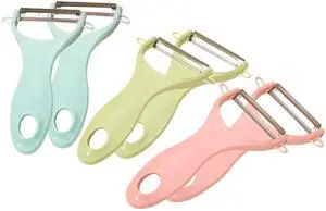 Vegetable Peelers, 6-Pack Colorful Y-Shaped Stainless Steel Set | Stainless steel blades, Y-shape, ergonomic, dishwasher safe, for potatoes, apples, carrots, kitchens, family use Vegetable Peelers, 6-Pack Colorful Y-Shaped Stainless Steel Set | Stainless steel blades, Y-shape, ergonomic, dishwasher safe, for potatoes, apples, carrots, kitchens, family use