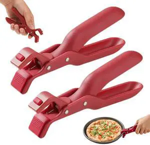 2 Pcs Multi-Function Anti-Scald Bowl Clip,Hot Plate Gripper,Silicone Anti Hot Plate Holder,Anti Scald Bowl Holder Clip,Plate Gripper,Bowl Holder For Air Fryer, Food Steamer, Oven, Microwave(Red) 2 Pcs Multi-Function Anti-Scald Bowl Clip,Hot Plate Gripper,Silicone Anti Hot Plate Holder,Anti Scald Bowl Holder Clip,Plate Gripper,Bowl Holder For Air Fryer, Food Steamer, Oven, Microwave(Red)