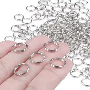 100 Pcs 1/2 Inch Split Key Rings Bulk Small Jump Rings Dog Tag Ring | Mini Metal Rings Connectors, Double Loops, Steel, for Car Keys Jewelry Necklaces Bracelets Earrings Crafts Ornaments DIY Arts 100 Pcs 1/2 Inch Split Key Rings Bulk Small Jump Rings Dog Tag Ring | Mini Metal Rings Connectors, Double Loops, Steel, for Car Keys Jewelry Necklaces Bracelets Earrings Crafts Ornaments DIY Arts
